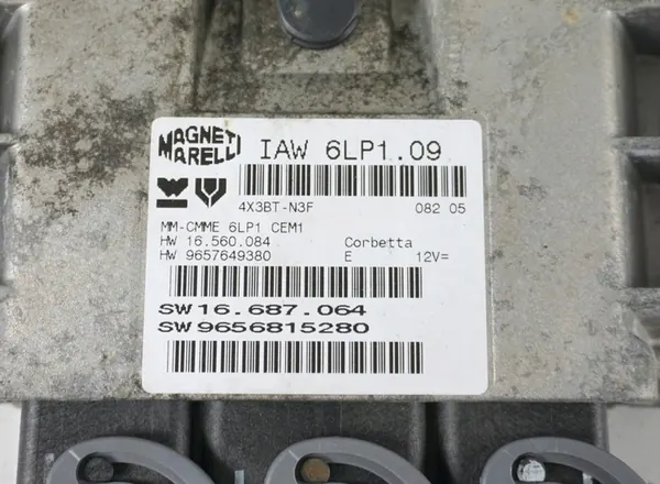 Ordinateur de moteur Peugeot 206 2.0 16V IAW6LP1.09 image 3