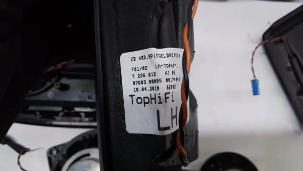 Sistema de som BMW Série 7 F01/F02 OEM 9229993 image 5