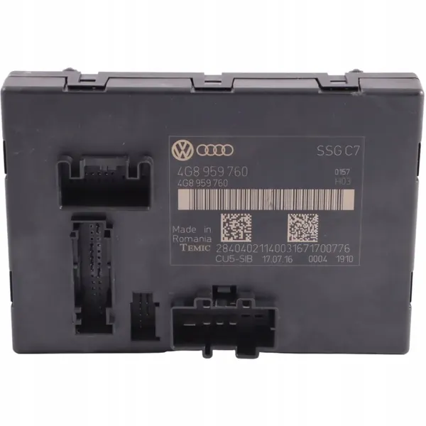 Audi A6 C7 Etuistuimen Ohjausmoduuli, Oikea 4G8959760 image 2