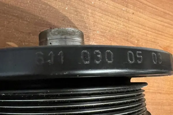 Polia do virabrequim MERCEDES-BENZ C (W204) 2008 image 2