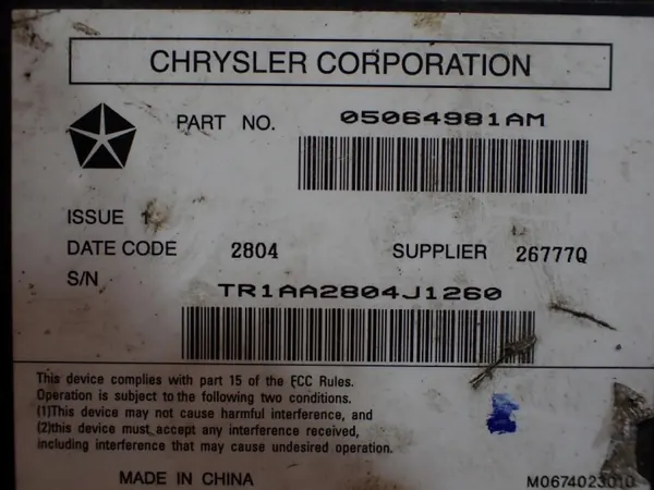 Fiat Freemont Audioversterkermodule OEM Zawada-368246- image 6