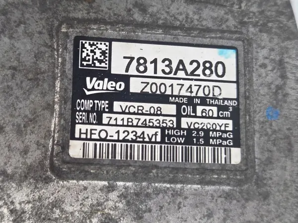 Compressore Aria Condizionata Valeo 7813A280 image 4