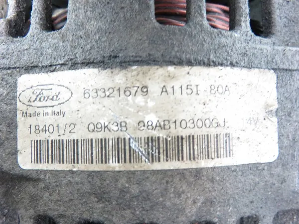 Ford C-MAX 1.6 16V Vaihtovirtageneraattori image 6