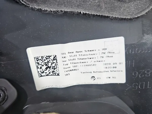 OEM 5NA867211L Panneau Porte Arrière Gauche VW Tiguan II image 8