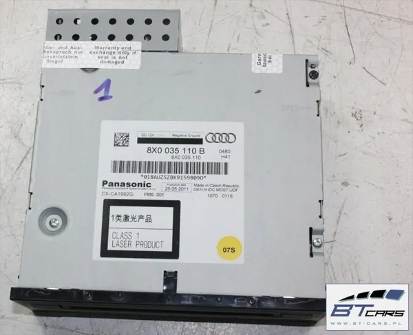OEM 8X0035110B CD-wisselaar voor Audi A1 A4 A5 A6 Q3 Q5 Q7 image 4