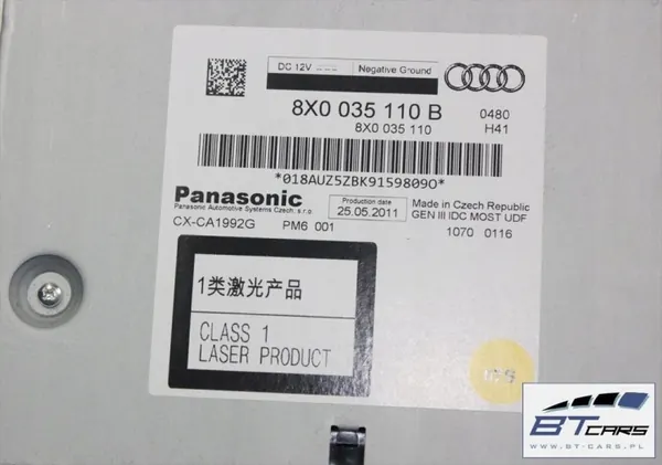 OEM 8X0035110B CD-wisselaar voor Audi A1 A4 A5 A6 Q3 Q5 Q7 image 5