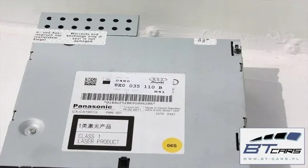 OEM 8X0035110B CD-wisselaar voor Audi A1 A4 A5 A6 Q3 Q5 Q7 image 8