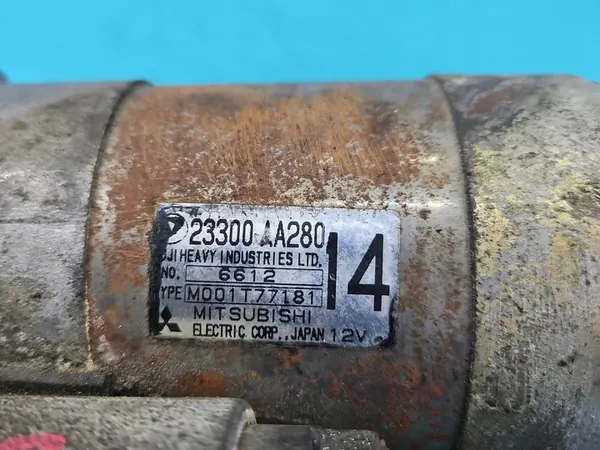 Motor de arranque Subaru Impreza I GC 2.0 Boxer 23300AA280 image 5