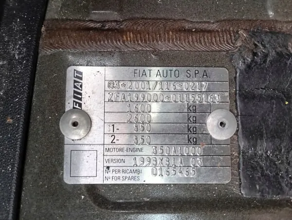 FIAT GRANDE PUNTO 199 1.4 MOOTTORI 350A1000 image 2