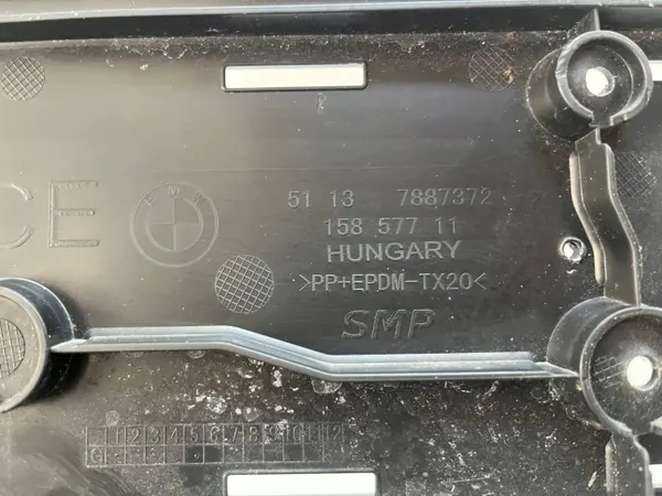 Marco de Matrícula BMW i4 G26 LCI OEM 7887 image 8