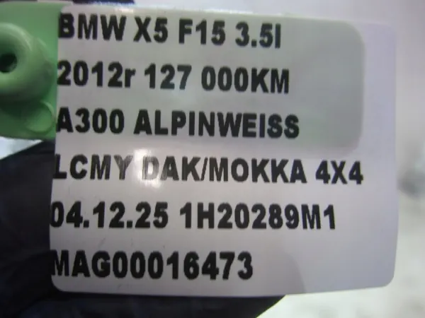 BMW OEM 7172076 Avgasvärmeskydd Tunnelisolering image 6