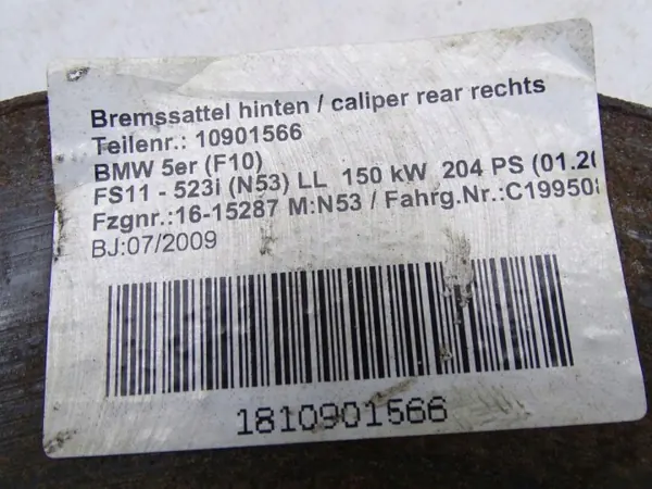 Remschijf achter OEM BMW_5_F10_SEDAN_10-17_TARCZA_HAMULCOWA_TYŁ_330MM_20MM_ORYGINAŁ_287_A image 3