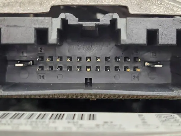 Painel controle rádio OEM DT1T-18D815-ED Ford Transit Connect image 7