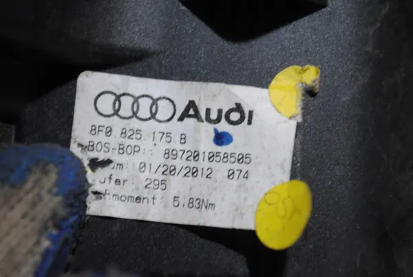Motor de techo cabrio Audi OE 8F0825175B - Usado image 5