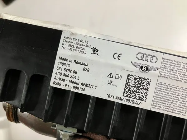 OEM 4G8880204E Passagerarkrockudde för Audi A6 C7 image 4