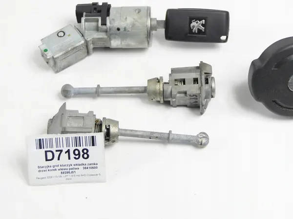 Interruptor de Ignição Chave Inserto Tampa Peugeot 3008 I 13-16 image 3