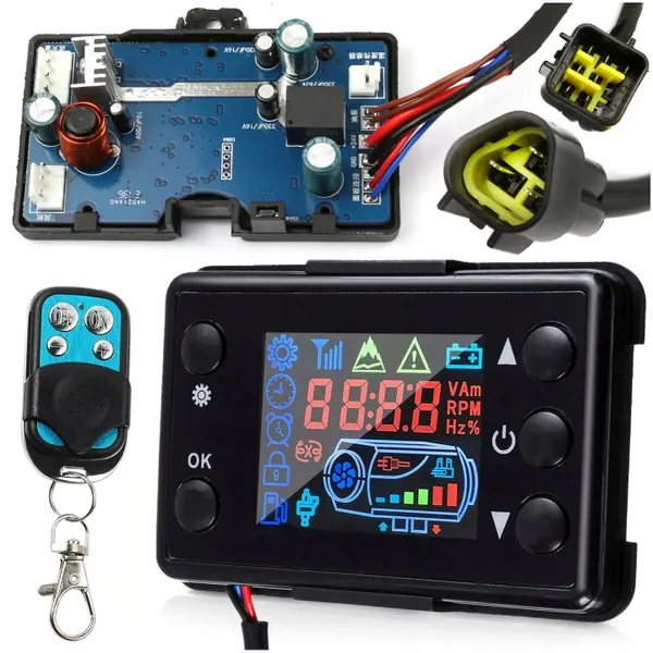 Controlador LCD Mar-pol com controle remoto 12V image 2