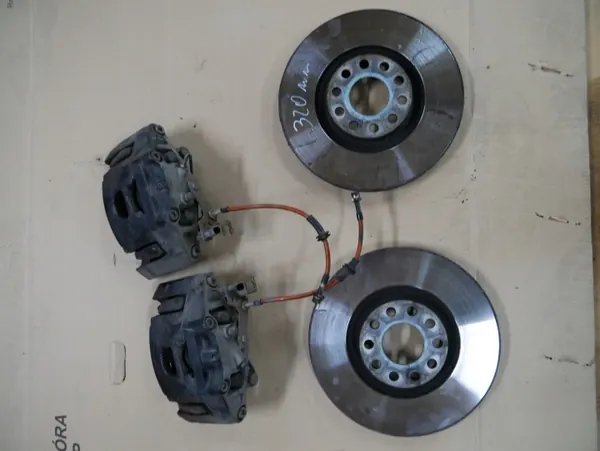 Discos e pinças travão dianteiro OEM Audi Swap 320mm image 2