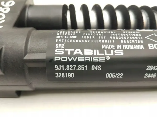 Muelle de gas Porsche Taycan 4S OEM 9J1827851 - Usado image 6