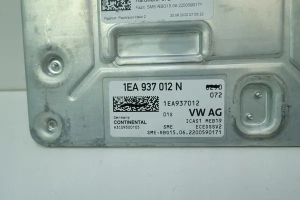 VW ID3 Comfort Gateway Module OEM 1EA937012N image 4