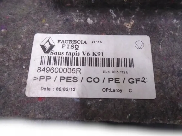 Piso do porta-malas Renault Laguna III - Peça OEM original image 4