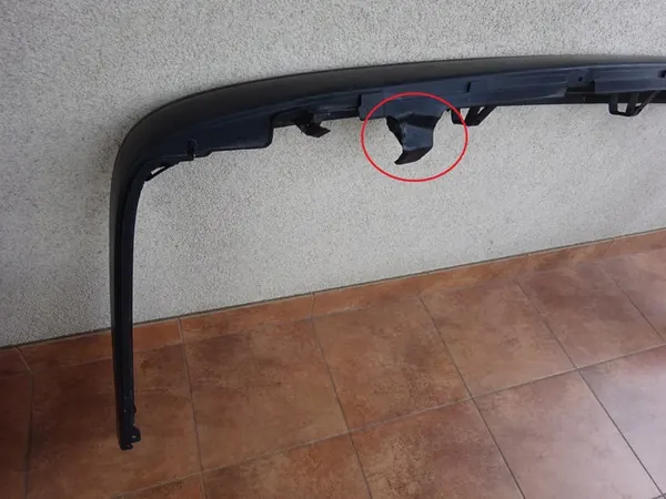 TOYOTA COROLLA E11 SEDAN 1997-2002 PARAURTI POSTERIORE OEM 52159-1A750 image 7