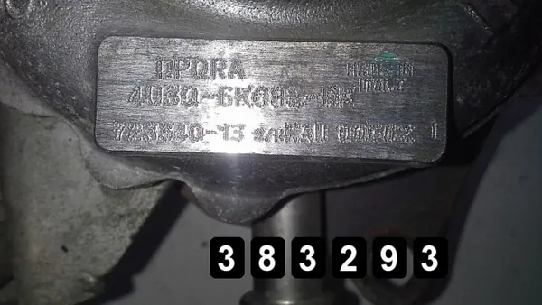 Turbocompresor Peugeot usado OEM AM-383293 image 7