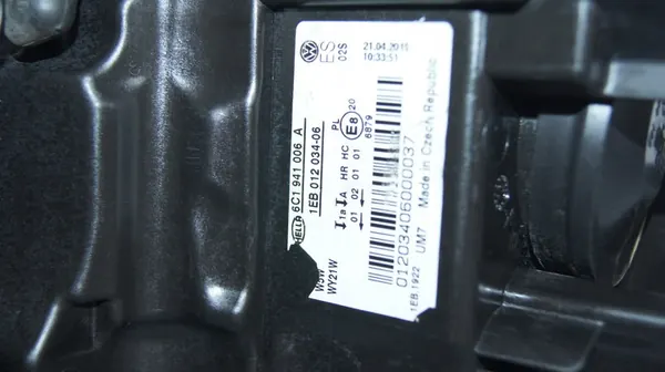 VW POLO 6C R Farol Direito 6C1 941 006 A image 3