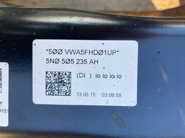 Traversa di sospensione posteriore VW Tiguan I 4x4 5N0505235AH image 6