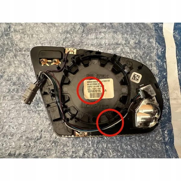 Mercedes-Benz OE A0998100516 Vasemmanpuoleinen Peililasi image 3