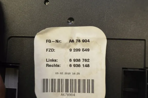 BMW 3 Touring Interieurverlichting OE 9225502 image 5