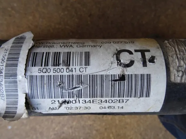 AUDI A3 8V GOLF VII LEON III Set Assi Posteriori 5Q0500041CT image 7