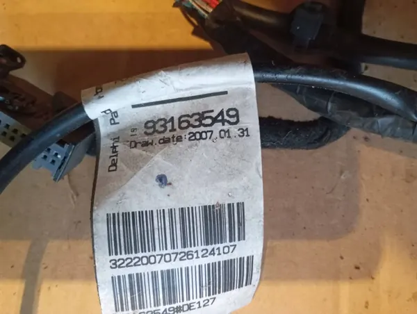 Faisceau Portière Gauche Opel Tigra B OEM 93163549 image 8