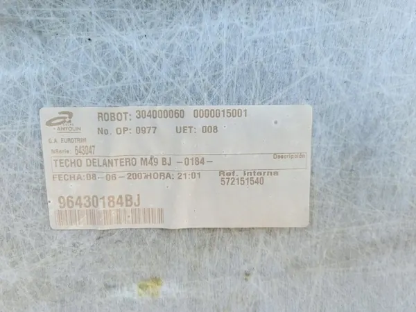 OEM 96430184BJ Plafonnier pour Peugeot Partner I Lift image 10