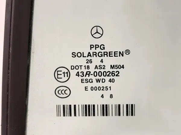 Vidro Porta Traseira Esquerda OEM 2117300355 Mercedes E W211 image 3