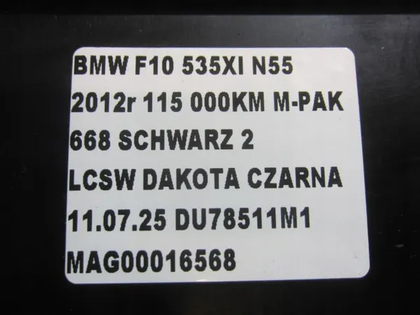 BMW 5 F10 F06 actief koolstoffilter OEM 16137293757 image 10