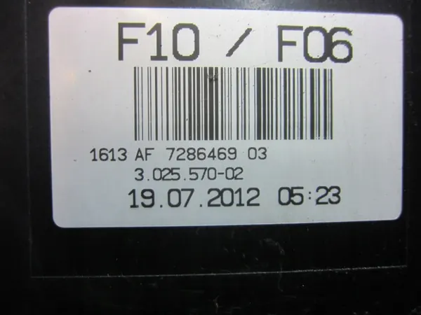 BMW 5 F10 F06 actief koolstoffilter OEM 16137293757 image 8