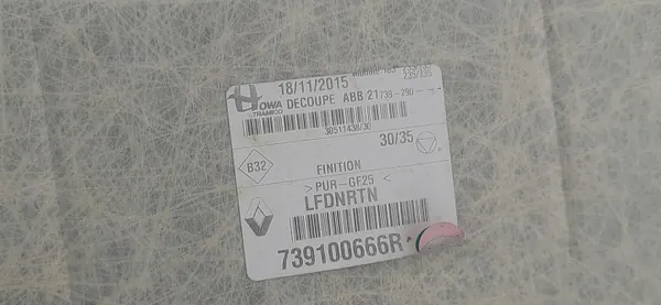 OEM 739100666R Plafonnier pour Renault Talisman Berline image 6