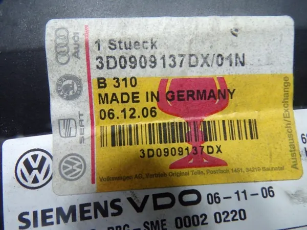 Volkswagen KESSY-module OEM 01 voor Touareg image 8