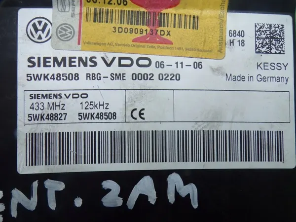 Volkswagen KESSY-module OEM 01 voor Touareg image 9