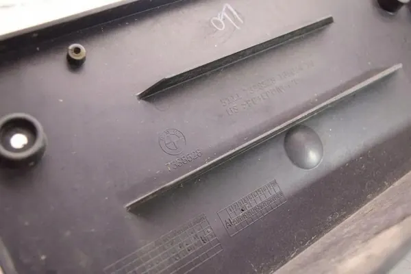 Support de plaque d'immatriculation BMW X3 (F25) 7338528 image 3