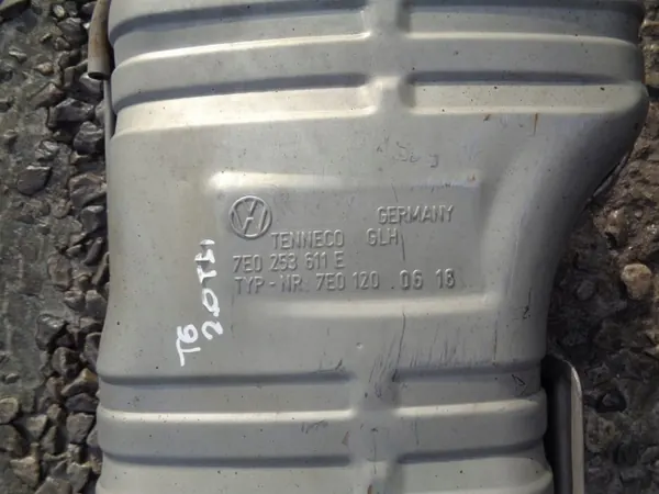 VW Transporter T6 2.0 TSI Auspufftopf OEM 7E0253611E image 3