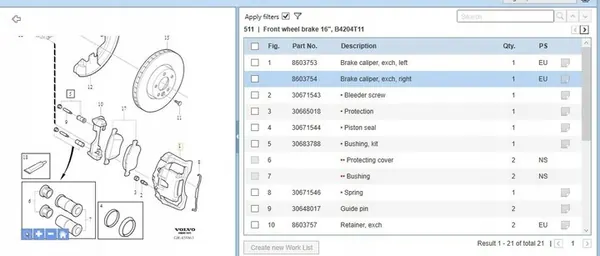 Etumma oikea jarrusatula Volvo S60 II 8603757 image 7