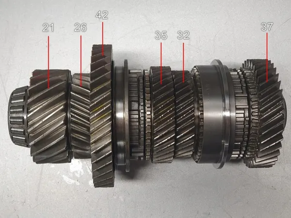 Arbre de Sortie N2 DQ200 0AM 311365K image 2