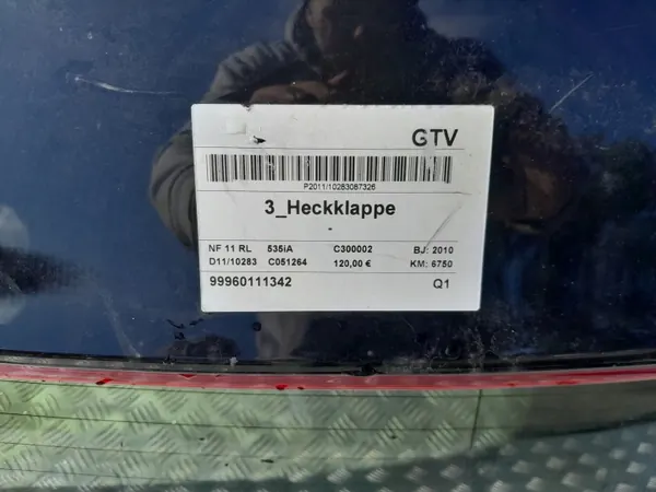 BMW F11 5er Heckklappe Glas & Scharniere OEM image 3