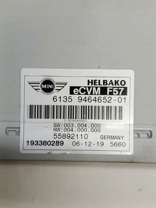 Takmodul Mini Cooper S F57 Cabrio OEM 9464652 image 3