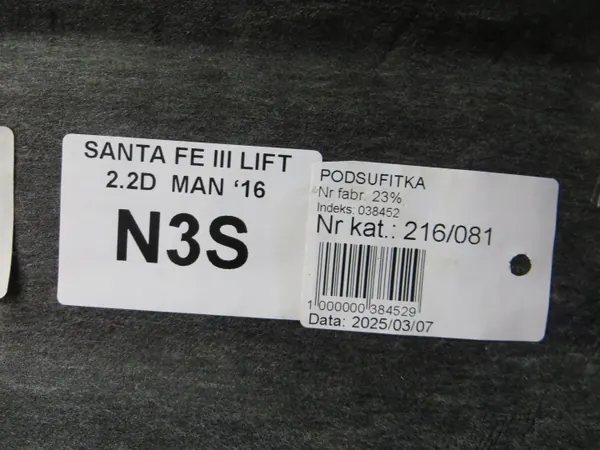 Teto Hyundai Santa Fe III OEM 216/081 image 5