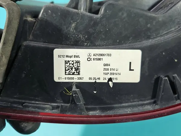 Linker Achterlicht LED 12-16 Mercedes W212 Kombi A2129061703 image 10