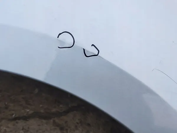 Parafango anteriore destro FIAT DOBLO II 10-15 612 image 4