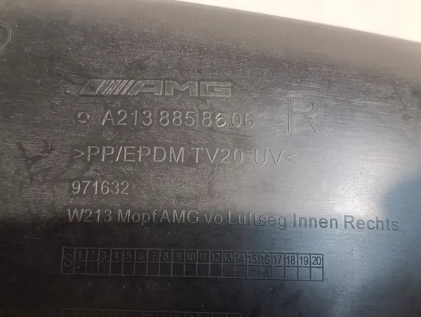 Luftintagsratt Mercedes E-Class W213 AMG A2138858606 image 3